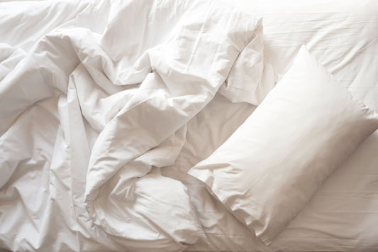 bed sheets and pillow